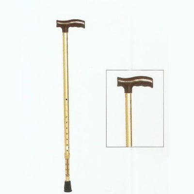 Picture of Walking Cane and Walking Stick for Adult Men and Women, FSA Eligible, Lightweight and Adjustable from 30-39 Inches, Supports up to 250 Pounds with Ergonomic Hand Grip and Wrist Strap