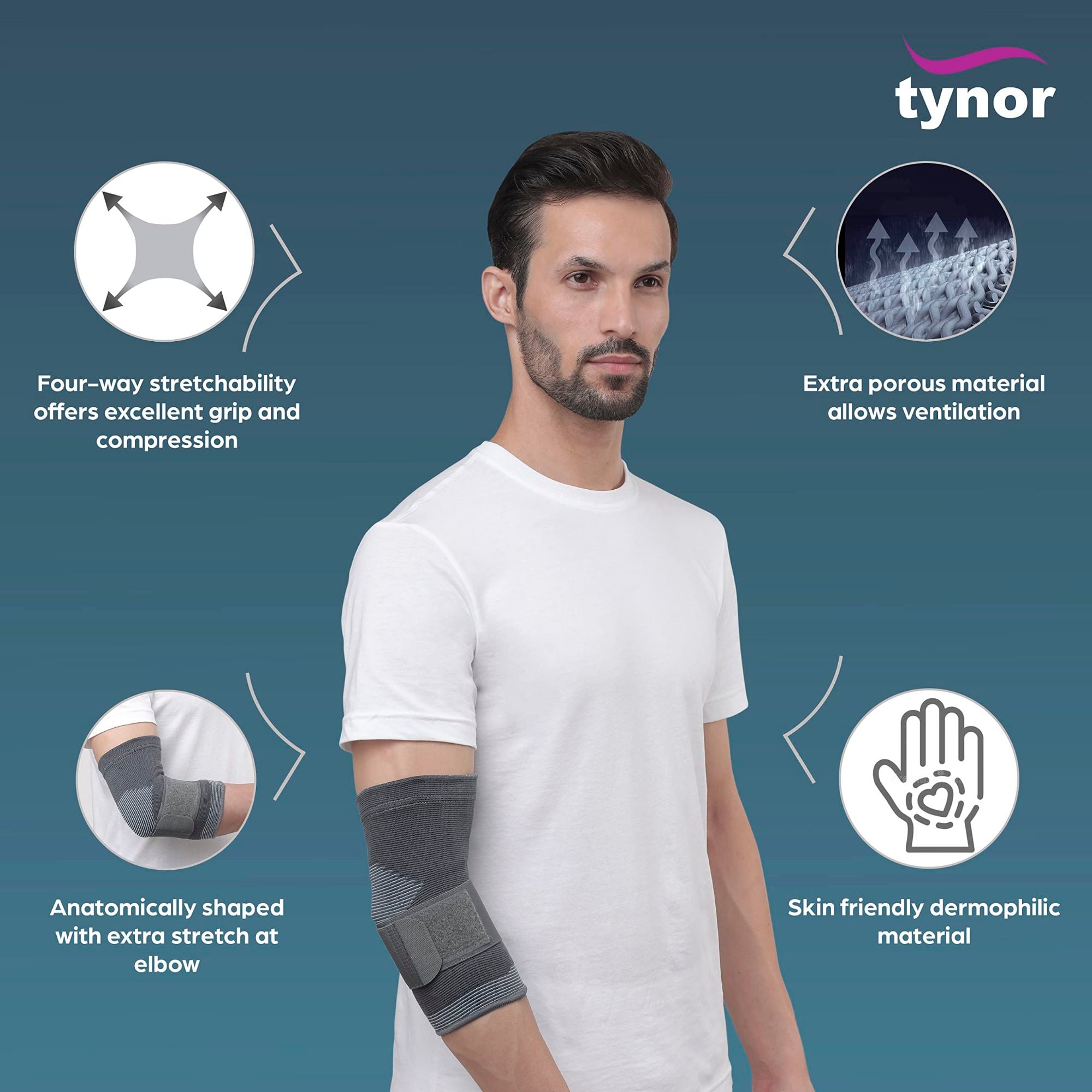 Picture of Elbow Support tynor Multicolor