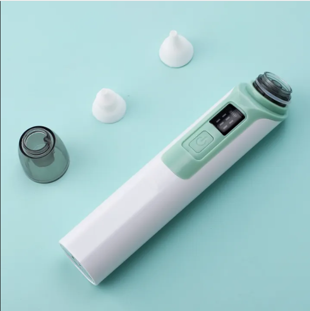 Picture of Rechargeable Baby Nose Cleaner Silicone Adjustable Suction Electric Child Nasal Aspirator Health Safety Convenient Low Noise Multicolor