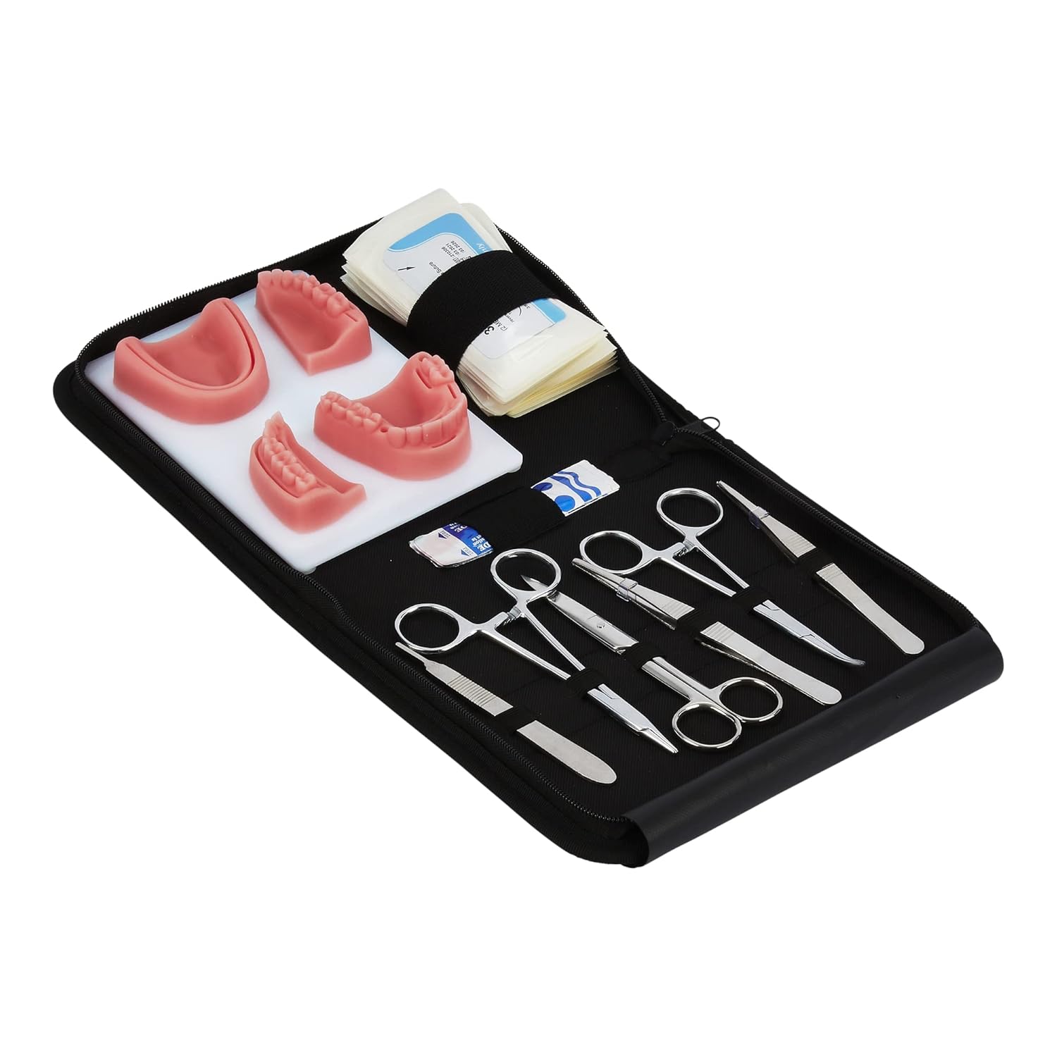 Picture of Dental Suture Practice Model | Complete Suturing Model Including 4 Suture Pads | Perfect Dentist Gifts | 6 Quality Dental Suture Tools | Suturing Practice | OSCE Dentistry | Perfect Suture Material 