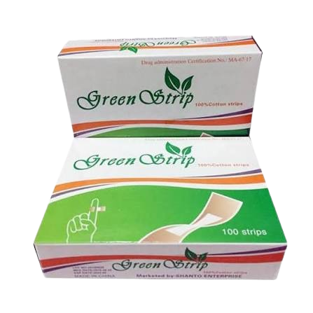 Picture of Green strip One time Bandage 100 pcs 