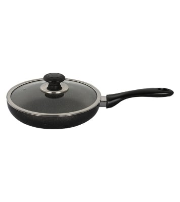Picture of TOPPER Nonstick Classic Fry Pan With Lid (Spatter Grey) 22 cm 