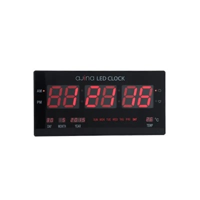 Picture of Ajina Motion LED Digital Wall Clock Medium Red