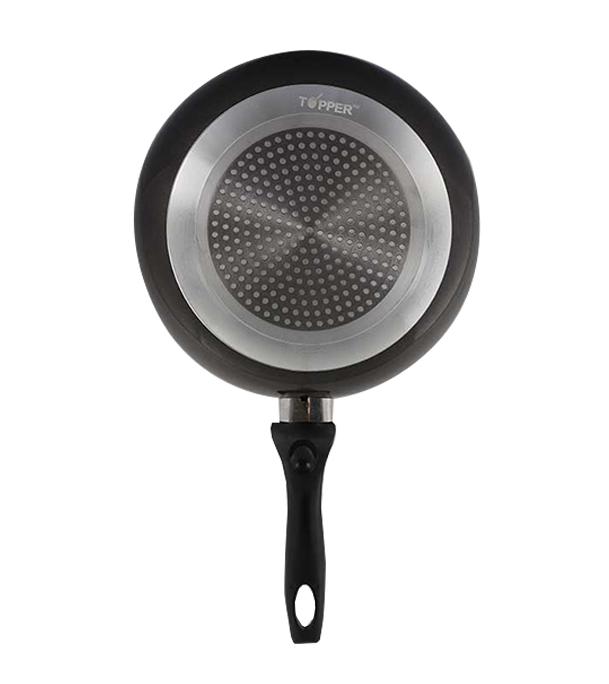 Buy TPR NS Glamour Fry Pan With Lid IB (Ash)-28cm Online 