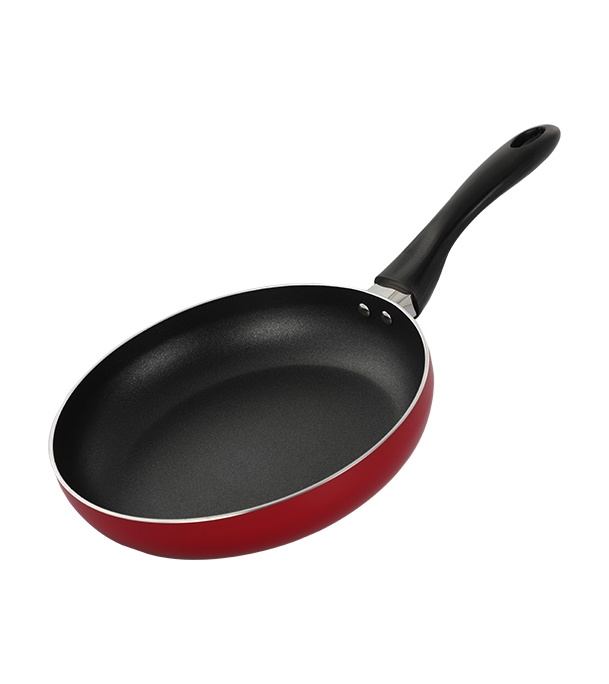 Picture of Topper Nonstick Fry Pan With Lid Red 24 Cm 
