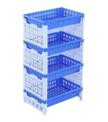 Buy Nova Rack 4 Step Two Color Blue Online at Best Price