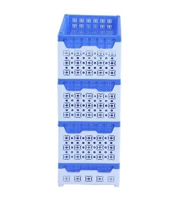 Buy Nova Rack 4 Step Two Color Blue Online at Best Price