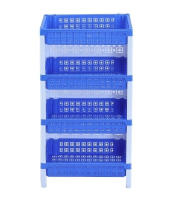 Buy Nova Rack 4 Step Two Color Blue Online at Best Price