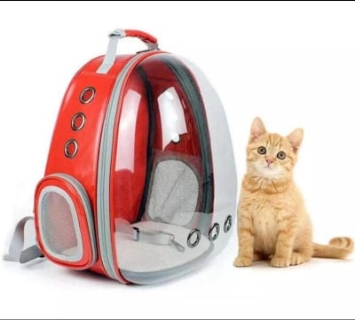 Picture of Pet Dog Cat Astronaut Backpack Space Capsule Breathable Outdoor Carrier Bag NEW