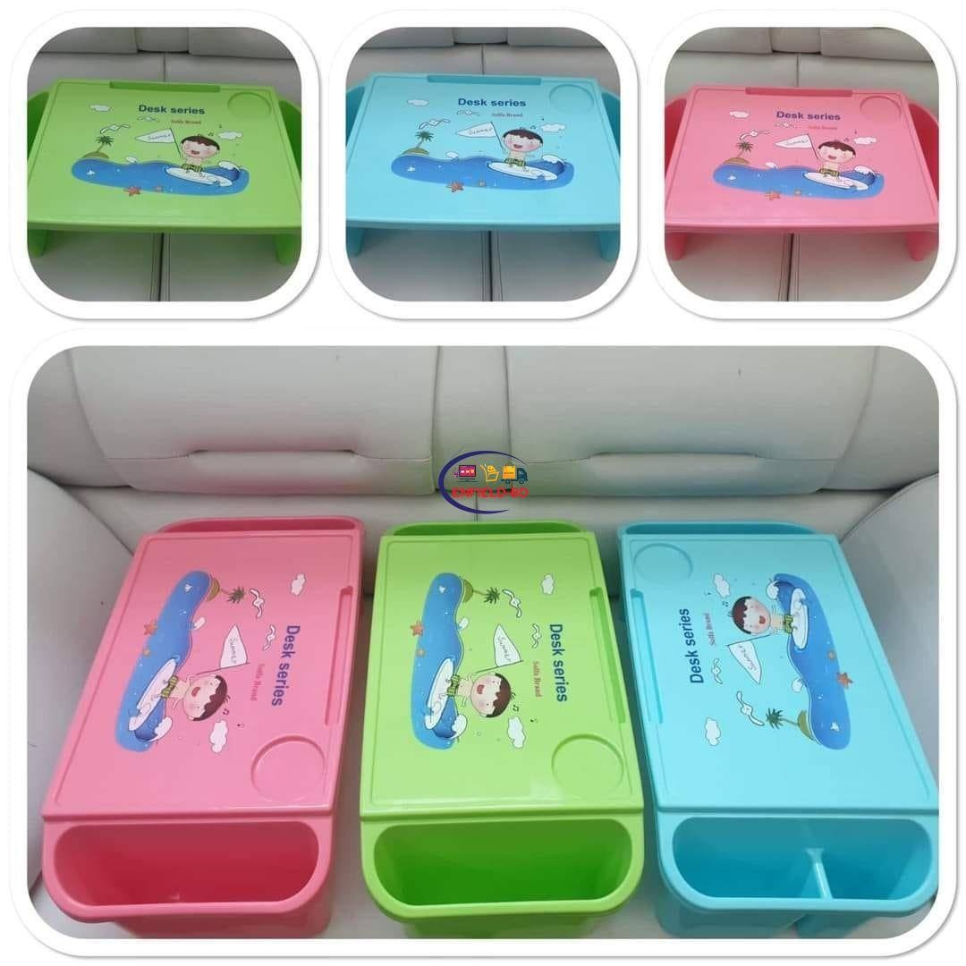 Picture of Children's Study Table Baby Snack Table Storage Box, Writing Plastic Table - Multicolor