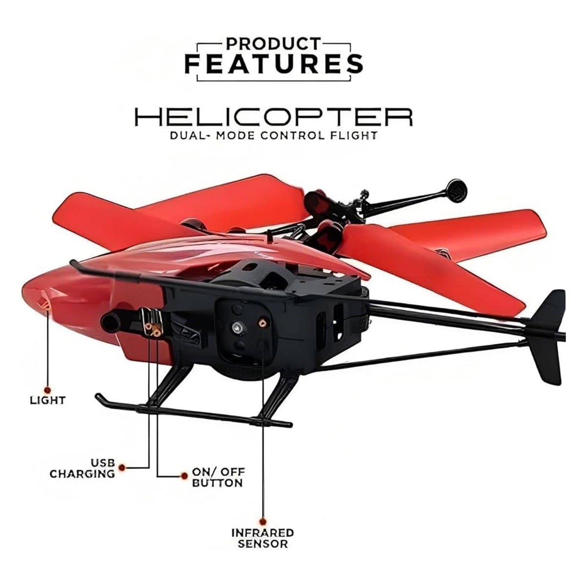 Picture of Baby kids Toy Remote control Helicopter,kids toy - Multicolor