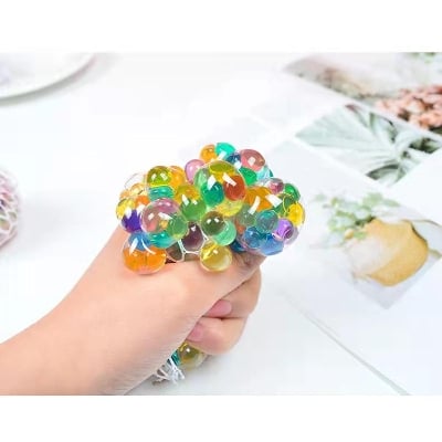 Picture of Hand Squishy Vent Ball-Magic Ball-Rainbow Toy Antistress Dinosaurs. with orbis. - Multicolor