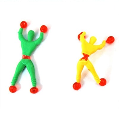 Picture of 10pcs Funny Sticky Wall Climbing Spider Man Educational Toys Children Kids Gift