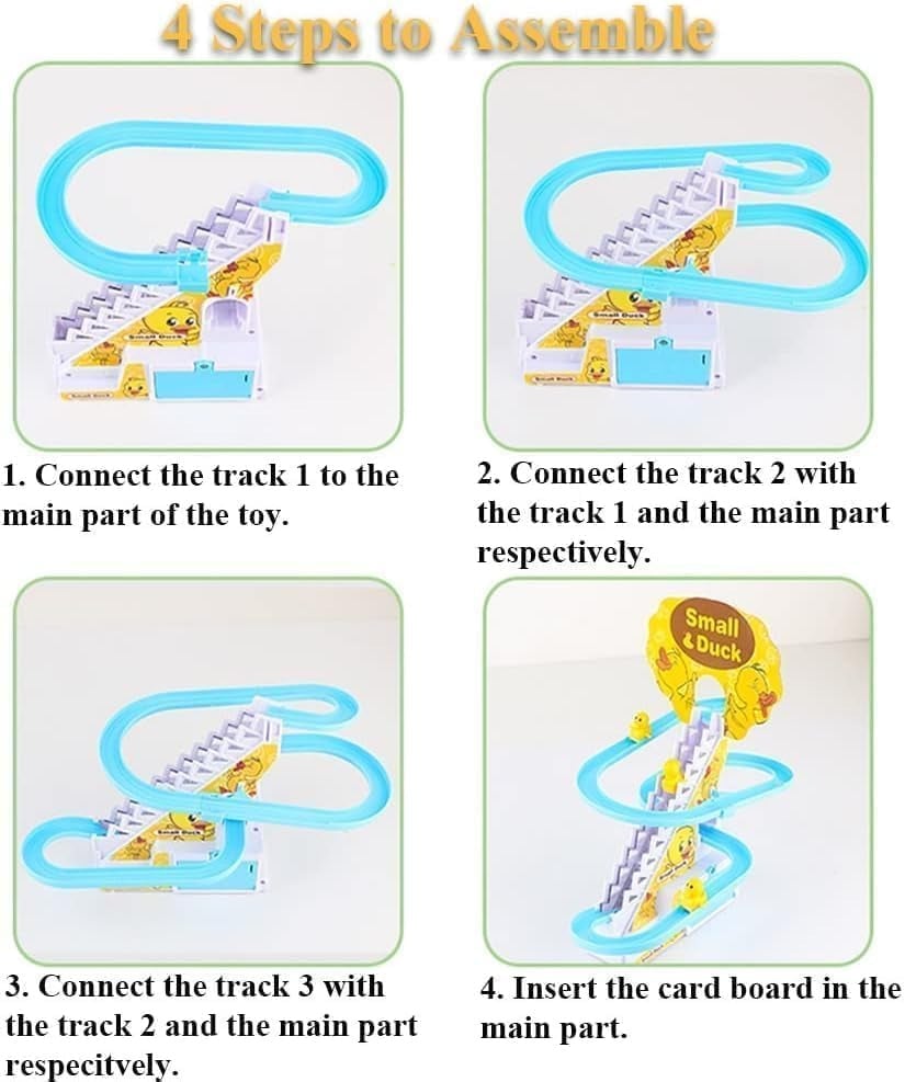 Picture of Duck Toy -Duck Slide Rollercoaster Toy Set for Kids