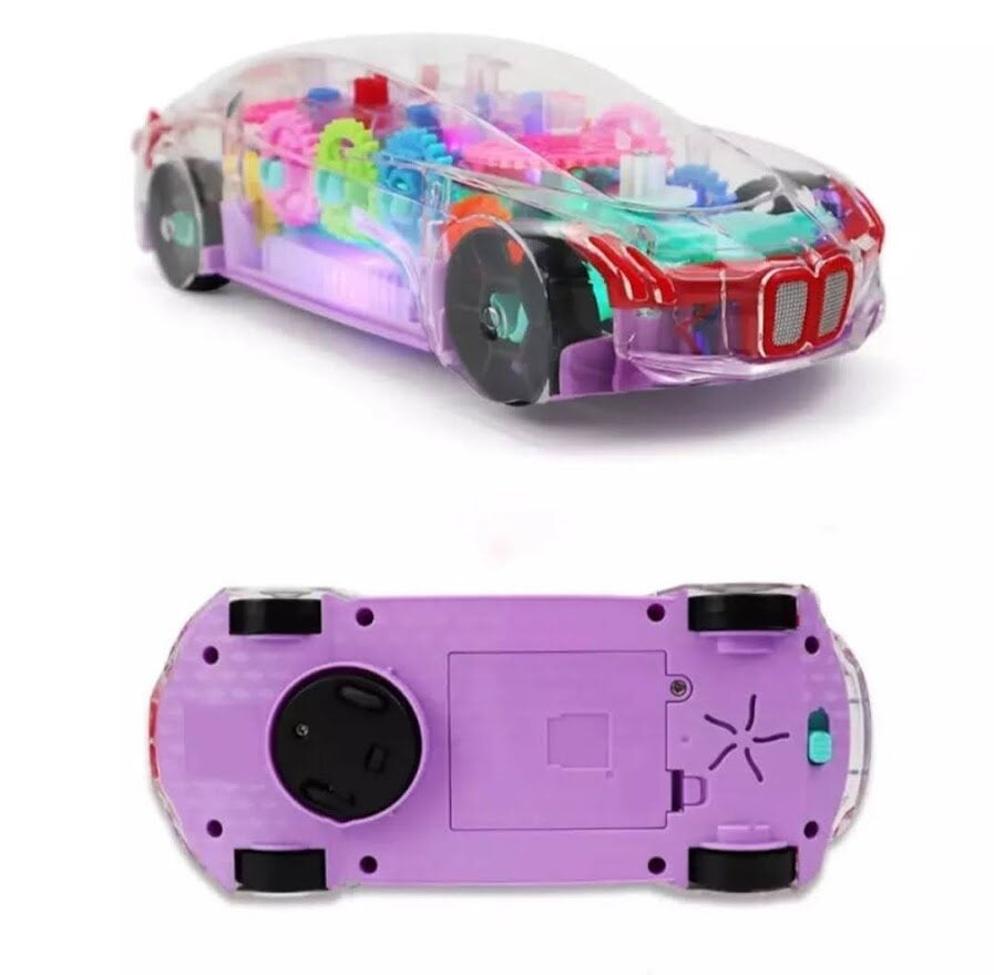 Picture of 3D Concept Racing Car Toy for Kids with 360 Degree Rotation and Gear Simulation - Mechanical Car - Multicolor