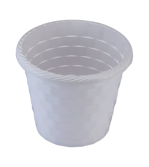 Buy Marble Flower Tub with Tray 11" White TEL at Best Price In Bangladesh