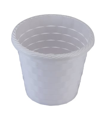 Buy Marble Flower Tub with Tray 11" White TEL at Best Price In Bangladesh
