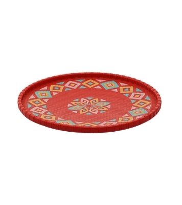 Buy Plastic Dala Medium Red Online  at Best Price