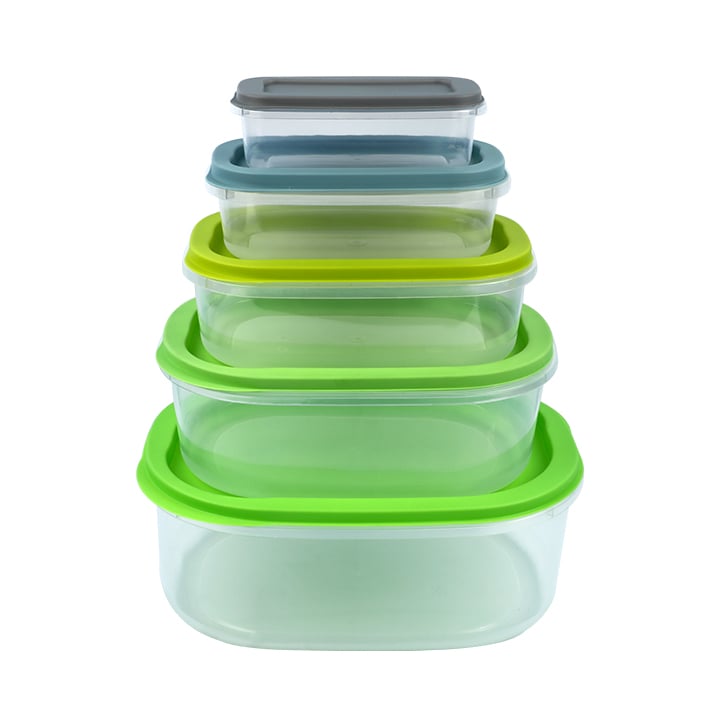 Picture of 5-Piece Lid & Lid Rtg Container Set - Durable, Space-Saving Storage (Exclusively For Othoba)