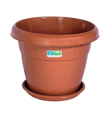 Picture of Flower Tub with Tray 14L Sandal Wood