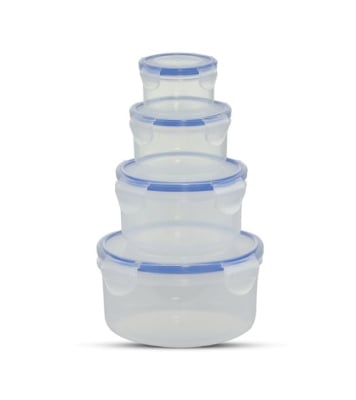 Buy Flora Cont 4 Pcs Set (80, 180, 400, 800 ML) Trans Online at Best Price