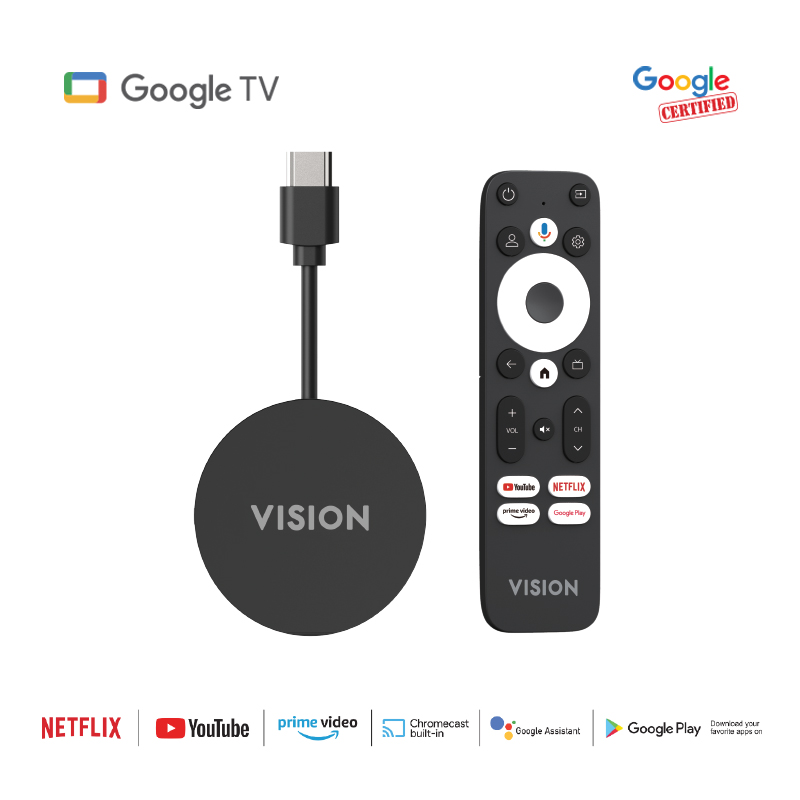 Buy VISION 4K Android TV Extreme Dongle (Google OS) Online at Best Price