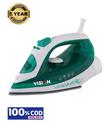 Picture of VISION Electronic Iron 1200W with Overheat and Burn Protection VIS-SEI-005 Green