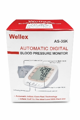 Picture of Wellex AS-35K Automatic Digital Blood Pressure Monitor Smart & Accurate Home BP Monitoring Device