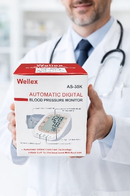 Picture of Wellex AS-35K Automatic Digital Blood Pressure Monitor Smart & Accurate Home BP Monitoring Device