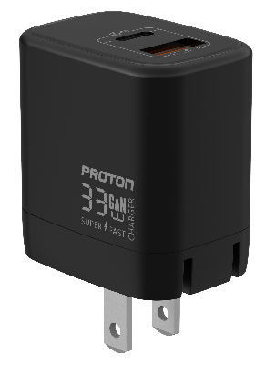 Picture of Proton Mobile Charger RE- 33W GAN Charger Dual Port G33