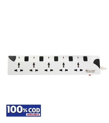 Picture of Click Safe Extension Socket 3 Pin 5 Socket 5 Yard
