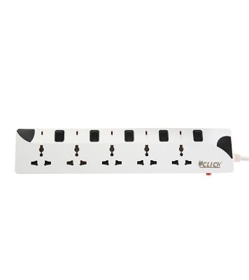 Buy Click Safe Extension Cord 3pin 5 Socket 5Y Online at Best Price