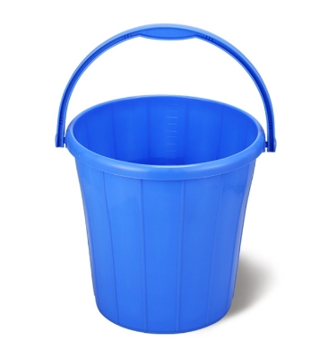 Buy Super Bucket Plastic Handle Blue 25 Liters Online