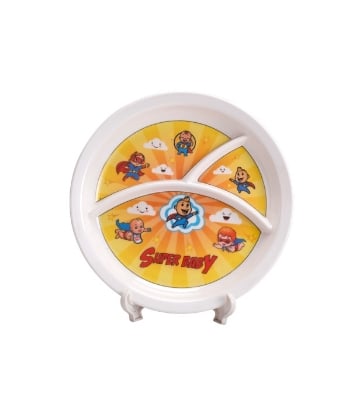 Buy Italiano 3 Section Baby Plate 10" Super Baby Online at Best Price