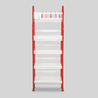 Buy Standard Rack 5-Step Double Tray Red & White Online at Best Price