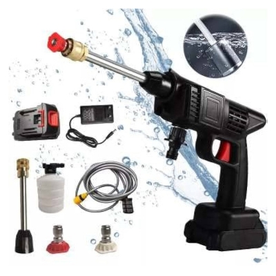 Picture of portable Car Wash Washer Gun Cordless High Pressure Car Washer Spray Rechargeable 2 Type Wash