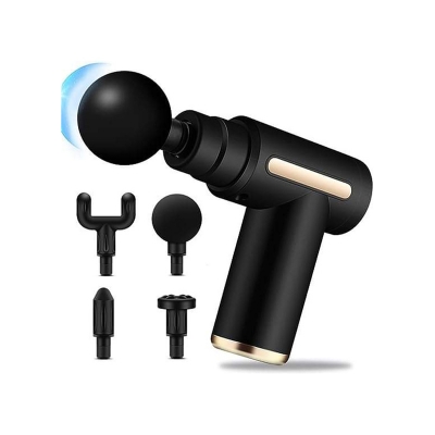 Picture of Mini Electric Massage Gun Portable Deep Tissue Massage Gun - Pain Relief USB Rechargeable Body Massager Message Gun