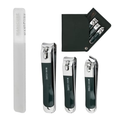 Picture of 4 Pieces Manicure Set with PU Leather Case