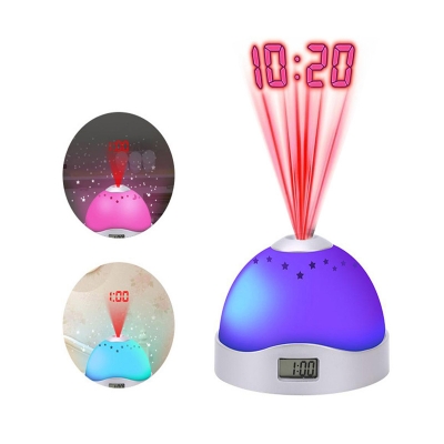 Picture of Colorful Projection Clock Star Sky Night Light