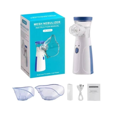Picture of Mesh Portable Nebulizer – Handheld Ultrasonic Atomizer
 for Breathing Support, Personal Inhaler for Home Use