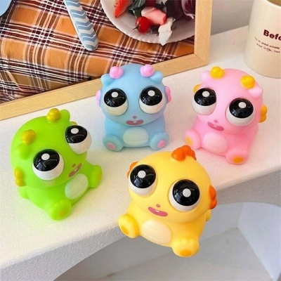 Picture of Eyes Popping Squeeze Toy Google eye dragon doll vent toy
