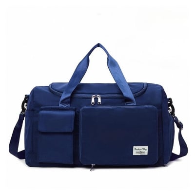 Picture of Fashionable Large Capacity Travel & Gym Bag Blue