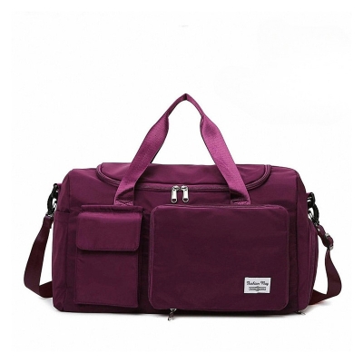 Picture of Fashionable Large Capacity Travel & Gym Bag purple