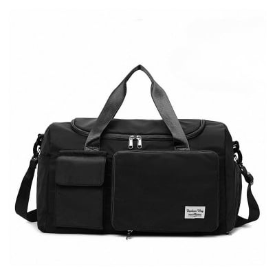 Picture of Fashionable Large Capacity Travel & Gym Bag Black