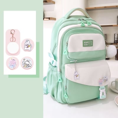Picture of Cute Casual Premium Kids School Backpack (Mint Green)