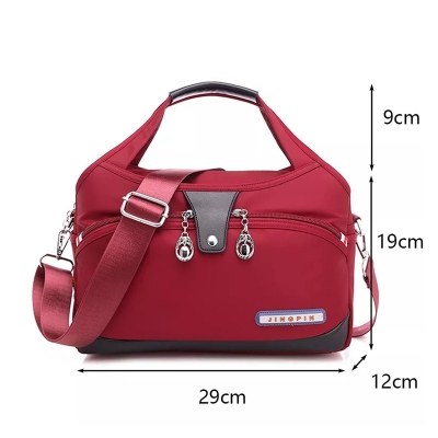 Picture of ( Red colour ) Large Capacity Waterproof Anti-theft Fashion