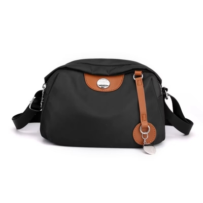 Picture of Gelory Casual Travel Waterproof Messenger Bag Trendy(Black)