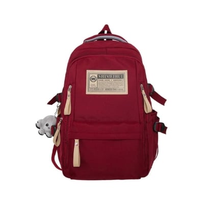 Picture of Aesthetic Large Capacity Cute Backpack (RED)