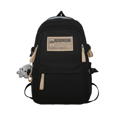 Picture of Aesthetic Large Capacity Cute Backpack (Black)