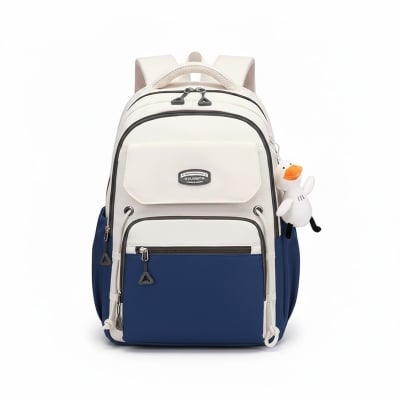 Picture of Middle School, High School, and College Students’ Schoolbags Stain-Resistant Backpacks (Blue)